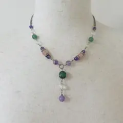 値下げ★天然石ネックレス　ハンドメイドネックレス