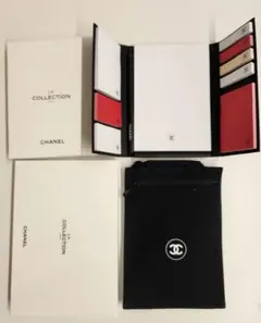 CHANEL ノベルティ 付箋・メモ・鉛筆セット、パスポートホルダー【新品】