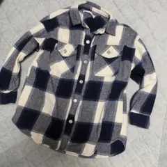 ZARA チェック柄 長袖シャツ サイズ8　128センチ
