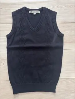 【新品・未使用】マムエモアVネックベスト L（男の子110〜130）