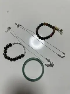 アクセサリーまとめ売り ネックレス ブレスレット 翡翠 天然石