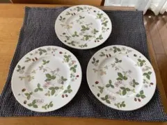 ⑤WEDGWOOD ウェッジウッド　ワイルドストロベリー　プレート
