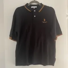 U.S. POLO ASSN. 黒ポロシャツ Mのサムネイル