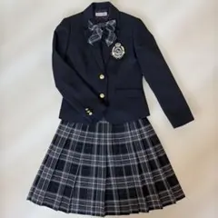 【美品】デコラピンキーズフォーマルスーツ女子160 3点セット　卒業式