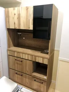 일본산 아카시아 솔리드 찬장 키친 보드, 폭 105cm, 목재 레인지 보드