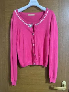 Luxe Rose♡ビジュー付きカーデのサムネイル