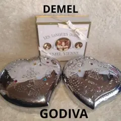 GODIVA　ゴディバ缶　限定　ケース　DEMEL　箱　３点セットのサムネイル