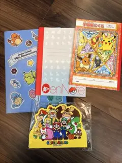 ポケモン　マリオ　ノート　他　４点セット