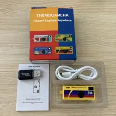 THUMB CAMERA ミニデジタルカメラ 1984 レトロ風 超小型カメラ