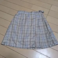 ラブトキ サイドプリーツスカート インパン付き チェック 130