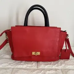 PotioR ポティオール　バイカラー　2wayショルダーミニバッグ　イタリア製