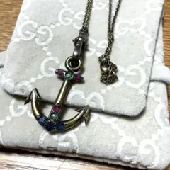 Gucci アンカーモチーフ ネックレス カラーストーンのサムネイル