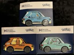 韓国限定】ポケモン×Hyundai カントー御三家 ピンバッジ 3種セット