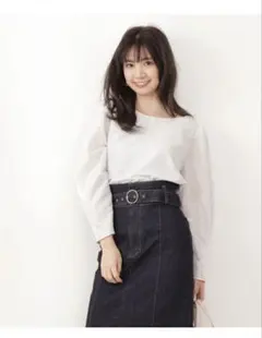 PROPORTION シャイニー2Wayブラウス Mのサムネイル