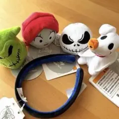 ディズニーカチューシャパーツ　ナイトメア　カチューシャセット