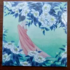 青蘭工舎 PURELAND 陶板アート チャイナドレス 中国インテリア 24cm