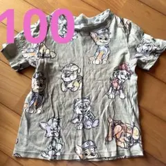良品人気！！H&M パウ・パトロール Tシャツ グレー  キッズ100 半袖