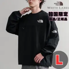 韓国限定　ノースフェイス　アルバニー　EX クルーネック　L ブラック