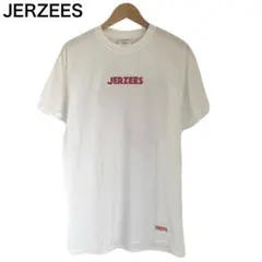 ジャージーズ　ロゴ　バックプリント　半袖　Tシャツ　アメカジ　綿　ホワイト　Mのサムネイル