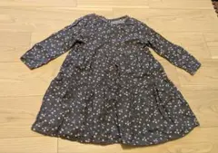 UNIQLO 花柄長袖ワンピース 110