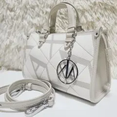 【美品】アルマーニエクスチェンジ　ショルダーバッグ　オールオーバー　2way