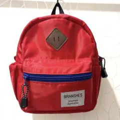 BRANSHES キッズ リュック レッド