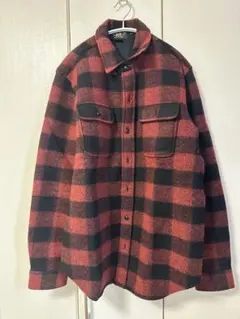 RRL ダブルアールエル ウール混 チェックシャツ S