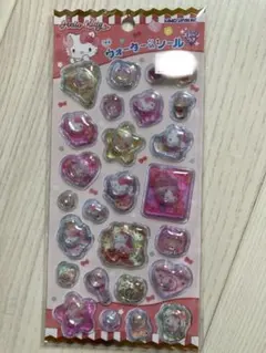 プチウォーターインシール　ストーン付　キティ