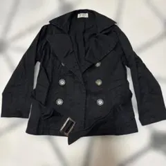 黒 トレンチコート　110