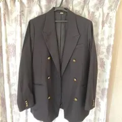 Mila Owen 金釦ダブルブレストブレザー ネイビー