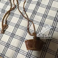 ハンドメイド  バック風ネックレス