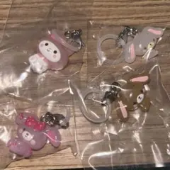 サンリオキャラクターズ ゆるっとめじるしアクセサリー　4点セット