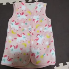 ユニコーン柄　スリーパー 90cm〜100cm ピンク