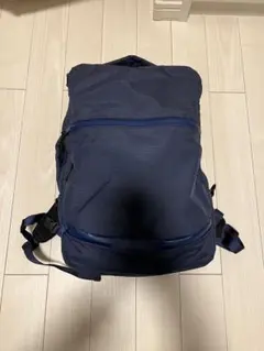 【期間限定値下30%Off】ネイビー ナイロン 多機能リュック