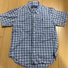 Ralph Lauren 半袖チェックシャツ 120