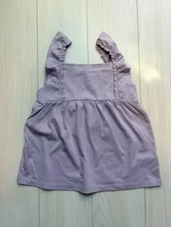 110 GAPフリル タンクトップ キャミソール パープル 紫 baby gapのサムネイル