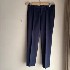 UNITED ARROWS レディース スラックス ネイビー センタープレス