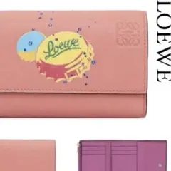 2026年最新】LOEWE カラー：ピンク系 レディース 三つ折り財布の人気