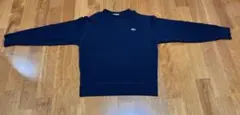 LACOSTE ラコステ クルーネック スウェット ネイビー　L