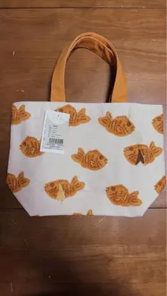 新品 ランチバッグ 帆布 ミニトート ウィンナー ソーセージ タコ たこ 