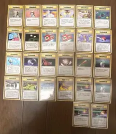 ポケモンカード 旧裏 トレーナーカード まとめ売り 22枚 - メルカリ