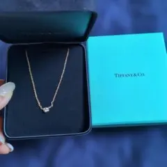 ティファニー バイザヤード ネックレス 0.23ct 750 ローズゴールド 