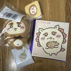 ちいかわ もぐもぐ本舗 川越 ミニ色紙 犬張り子　たぬきだもん　シーサー