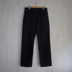 90s RUSTLER ストレートデニム　後染めブラック　W34L32