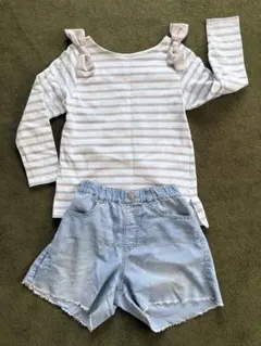 Lycée mine. ストライプ Tシャツ　ハーフパンツセットのサムネイル