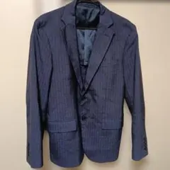 GU ストライプテーラードジャケット