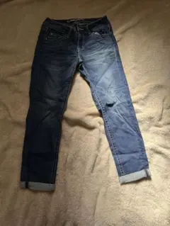 ロールアップデニム