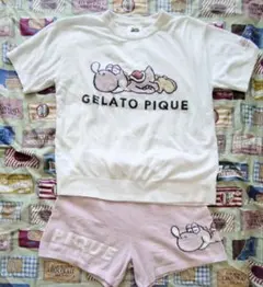 【gelato pique】ヨッシージャガードプルオーバー＆ショートパンツセットのサムネイル