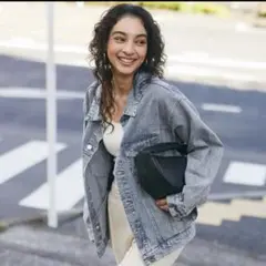 【送料無料】coca オーバーサイズ デニムジャケット　L