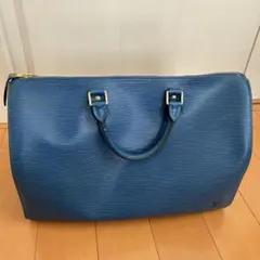 【5/20引っ越しのため出品】ルイヴィトン　エピレザー ボストンバッグ 青 5/20引っ越しのため出品】ルイヴィトン エピレザー ボストンバッグ 青
